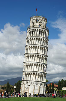 Galileo's Leaning Tower of Pisa experiment