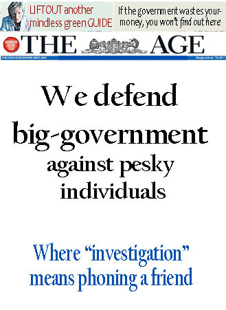 The Age, newspaper, satire