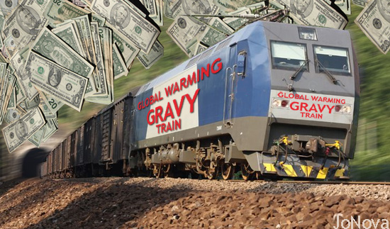 Climate Gravy Train, photo.