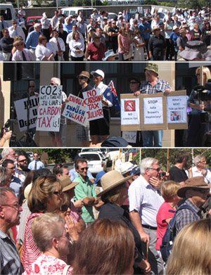 Perth Protest Anti Carbon Tax Rally