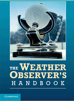 The Weather Observers Handbook, WMO, Temperature measurement standards. Thermometer sensitivity, lag, sampling.