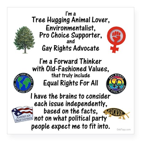 Sticker, independent thinker,