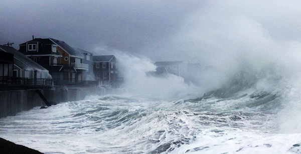 Massachusetts Storm, March 2018, Riley. Waves.