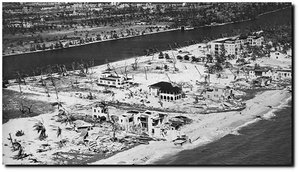 Miami, Hurricane damage, extreme weather, 1926.