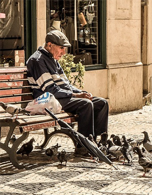 Elderly man, Photo, StockSnap, Pixabay