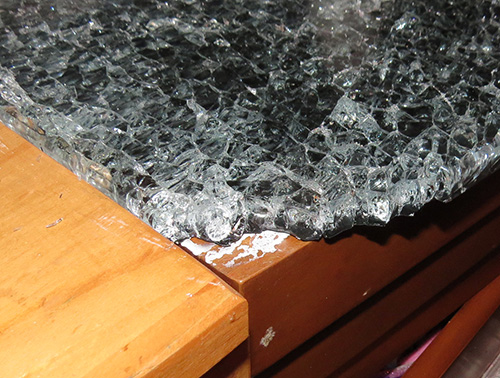 Shattered Glass countertop.