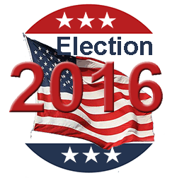 US Election. Logo. 2016.